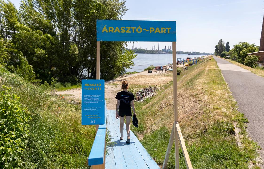 Új budapesti szabadstrand a Dunán