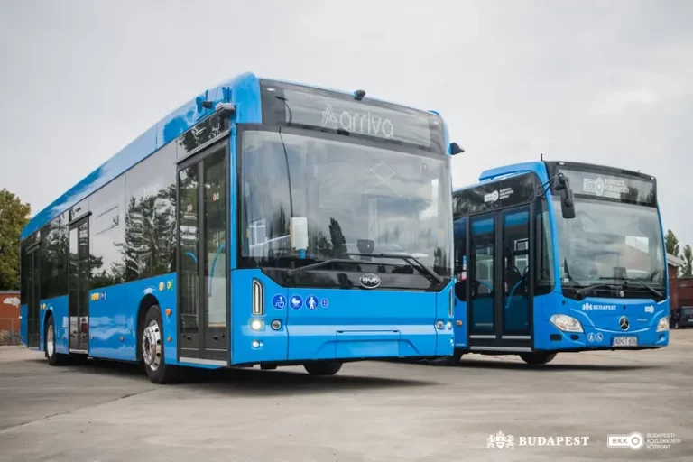 Budapest BKK BYD elektromos buszok