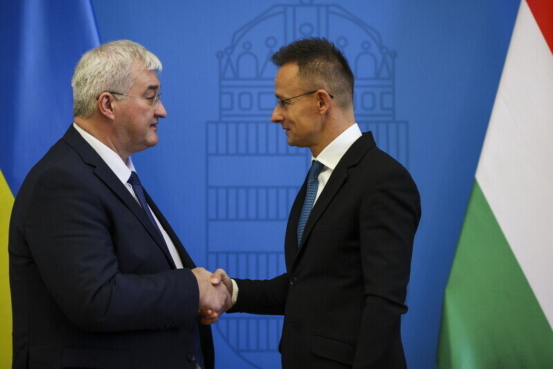 Ukrajna Andrij Szibiha Szijjártó Péter Magyarország