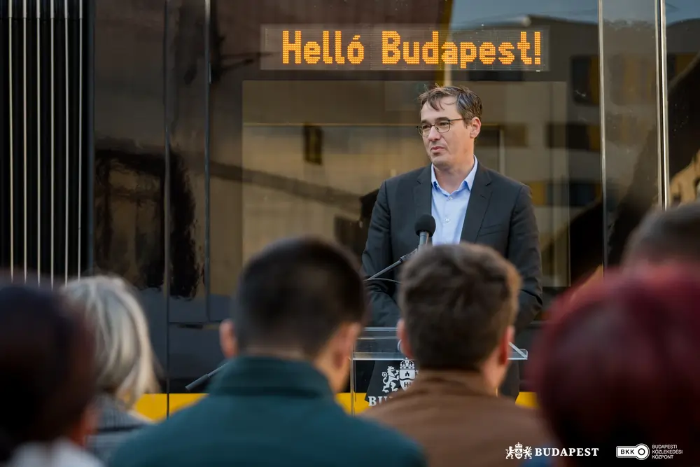 CAF villamos Karácsony Gergely Budapest