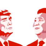 Hszi és Trump kína és USA