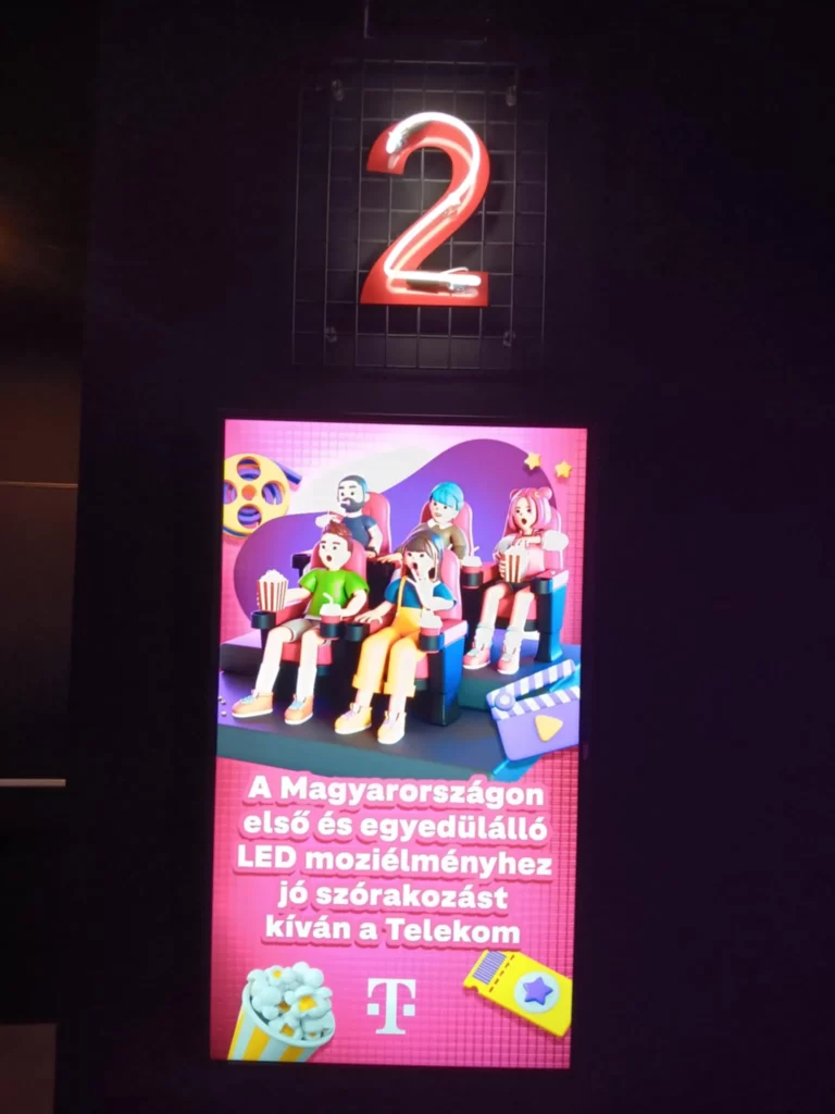 Magyarország első LED-technológiás moziterme