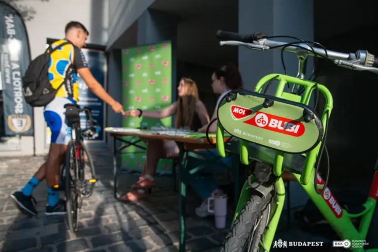 MOL Bubi Budapest közbringa rendszer bicikli