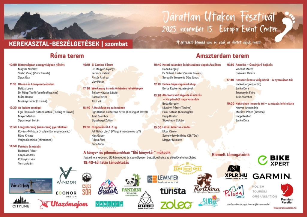 Program JUF szombat KA