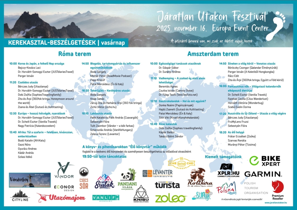 Program JUF vasárnap KA