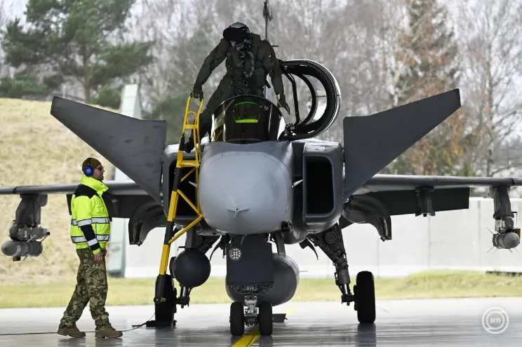 Gripen orosz gépek Baltikum