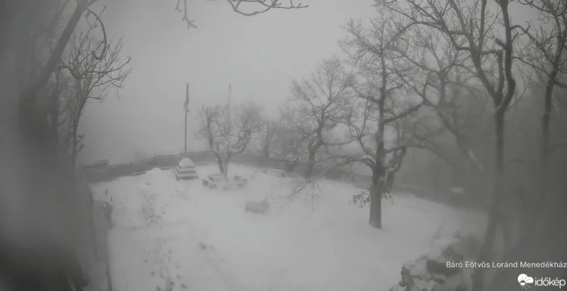 havazás hóesés dobogókő webkamera képernyőfotó
