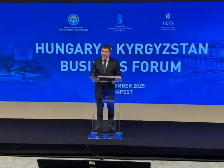 Magyarország és Kirgizisztán új gazdasági fejezetet nyitott Budapesten