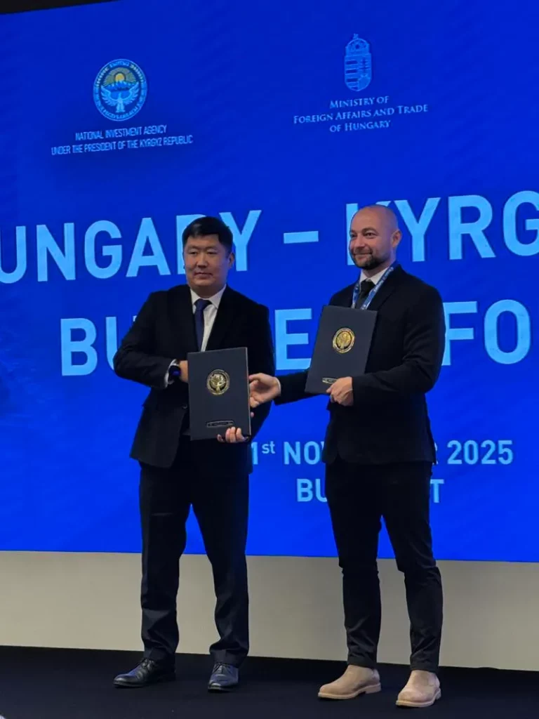 Magyarország és Kirgizisztán új gazdasági fejezetet nyitott Budapesten