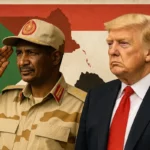 szudán usa trump béke