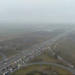 Hatalmas kamionos tüntetés Budapesten