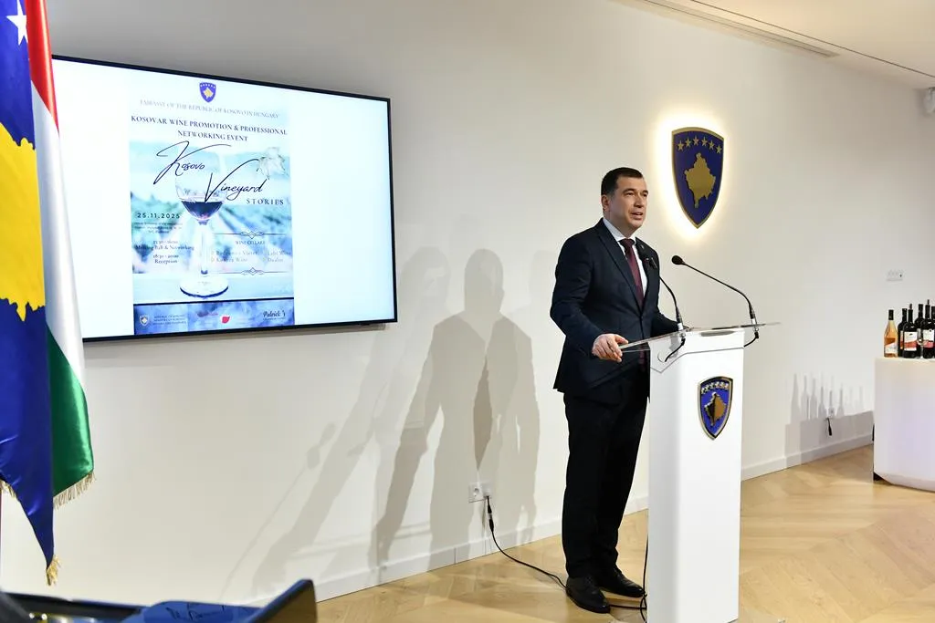 Koszovói borok Budapesten exkluzív nagykövetségi kóstoló és networking