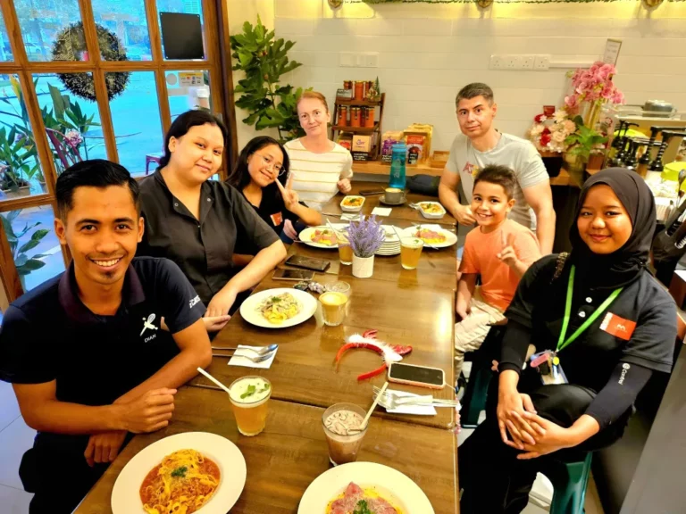 Magyar étterem Borneón