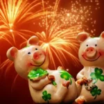 újévi babonák - szerencsemalac