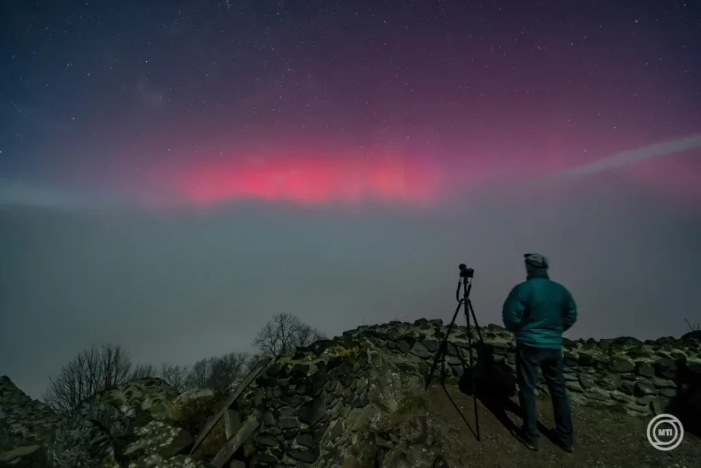 Geomágneses vihar sarki fény