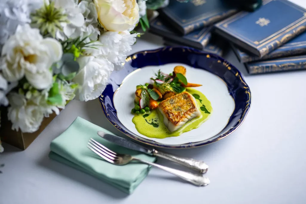 Hungarian grilled zander