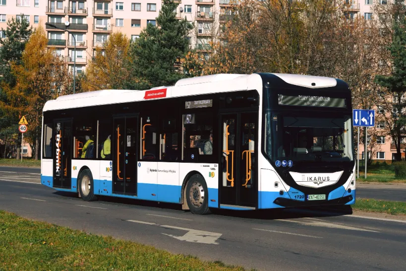 Ikarus 120e busz Rybnikben