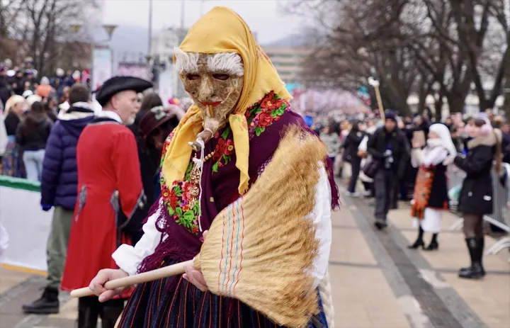 Surva Fesztivál félelmetes bolgár maszkok