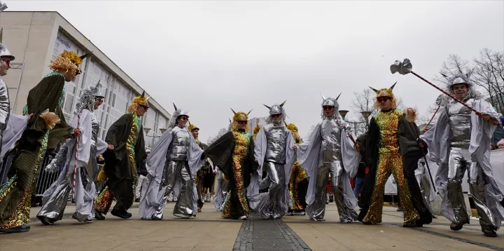 Surva Fesztivál félelmetes bolgár maszkok