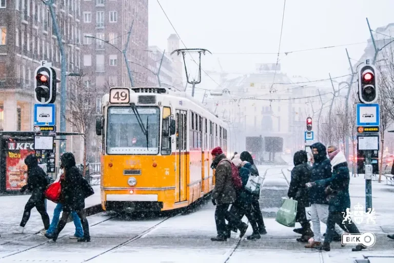 BKK Budapest havazás hóvihar közlekedés tömegközlekedés fennakadás