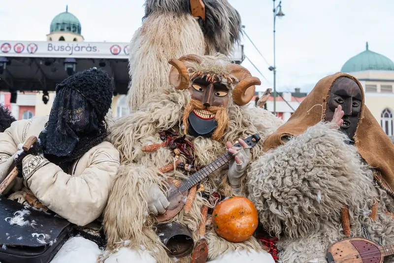 Busójárás Mohács népszokás 