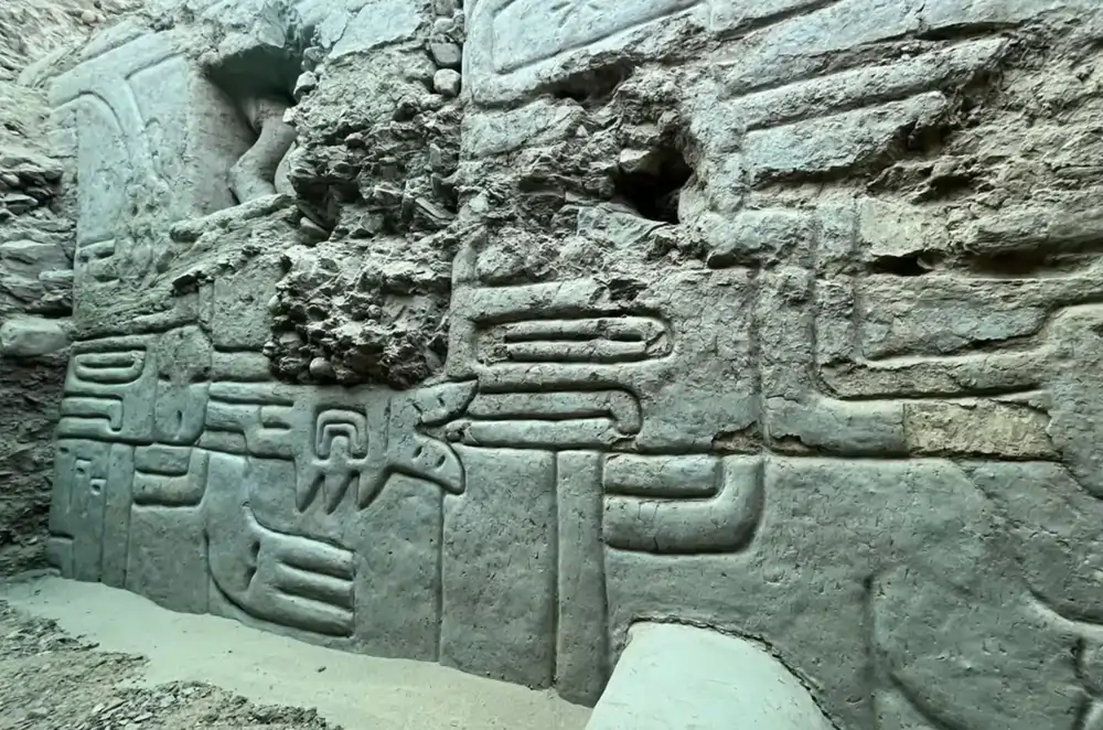 Peru falfestmény régészeti lelet