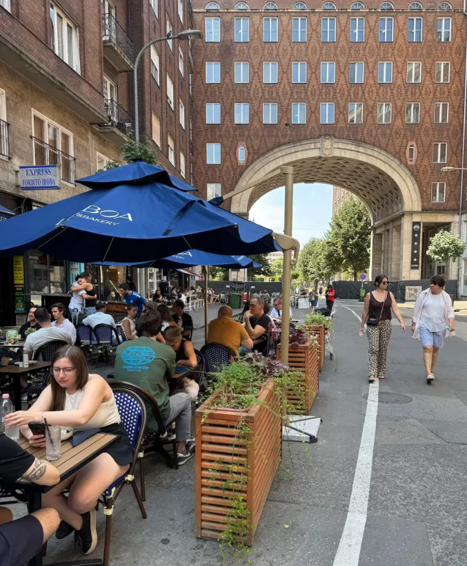 Budapest belváros terasz