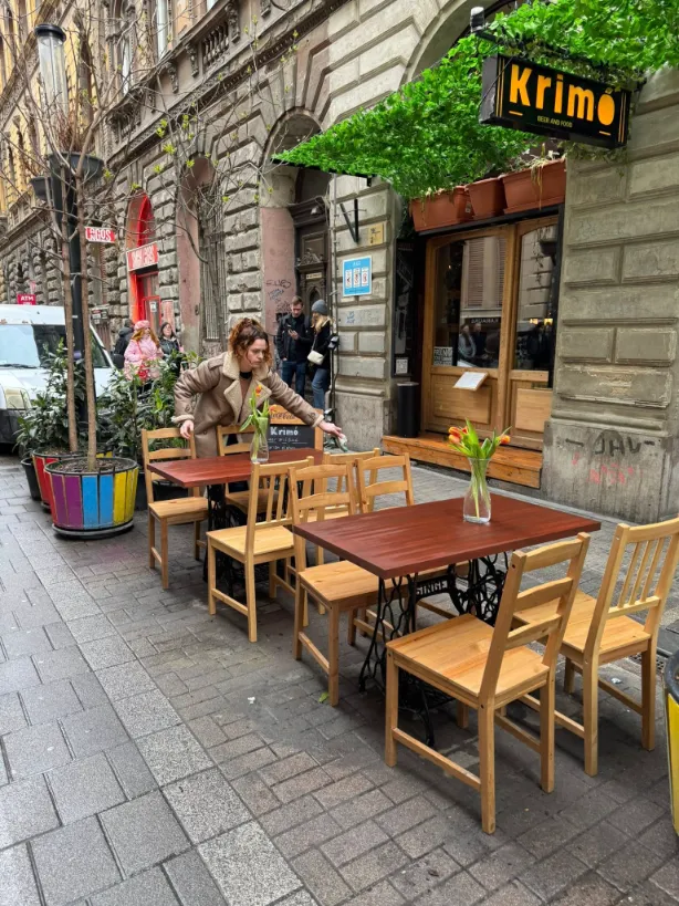 Budapest belváros terasz