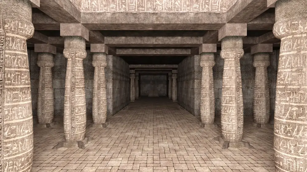 régészet egyiptom ősi templom