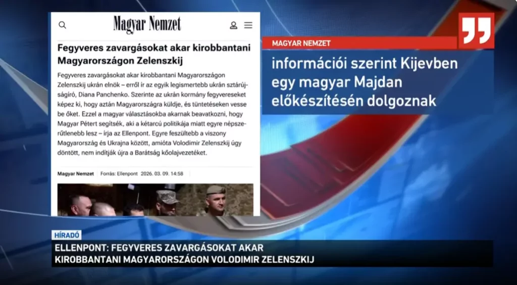 közmédia propaganda Magyarország
álhírek a híradóban