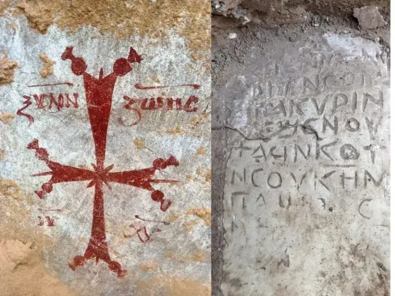 Egyiptom keresztény lelet régészet