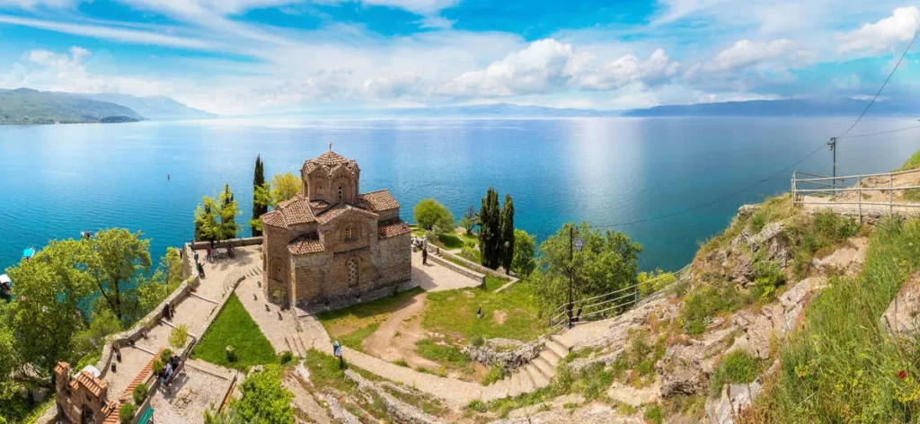 Ohridi-tó Ohrid Észak-Macedónia utazás nyaralás