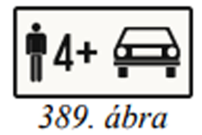 új kresz tábla szabálymódosítások telekocsi sáv carpool sáv