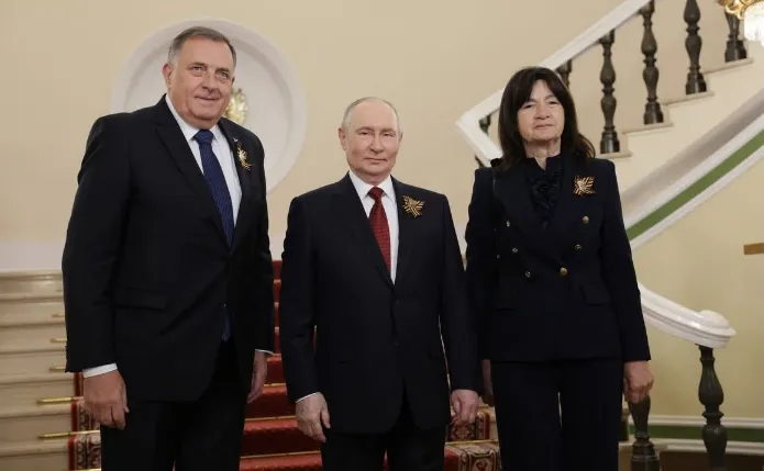 Milorad Dodik Bosznia polgáháború Putyin