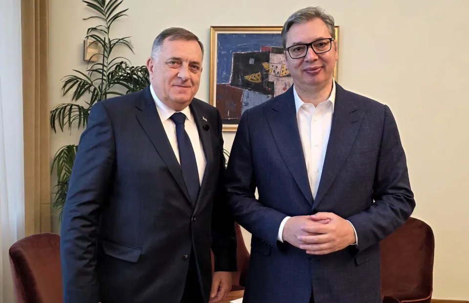 Milorad Dodik Bosznia polgáháború Vucic