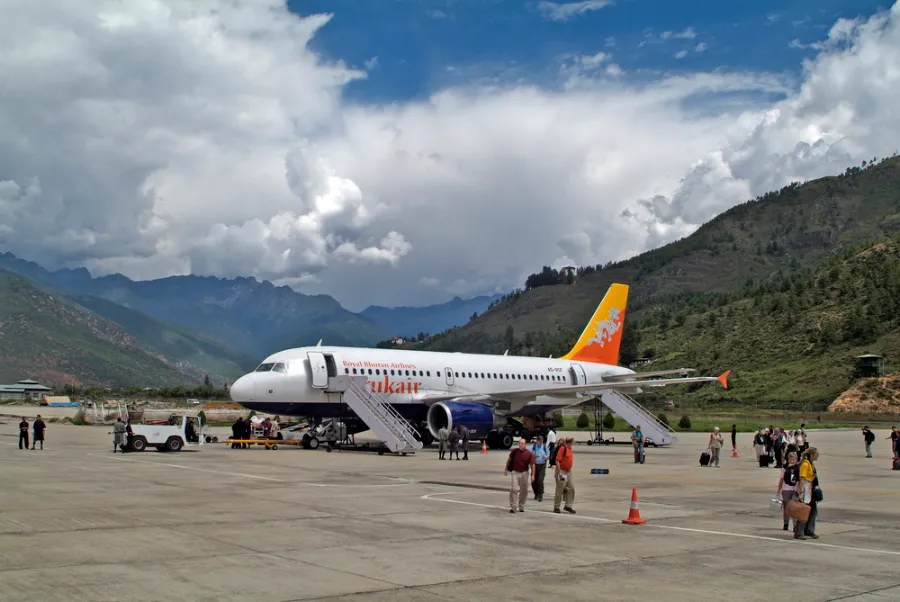 Paro Interational Airport Bhután repülőtér