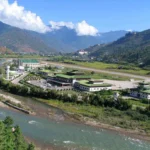Paro Interational Airport Bhután repülőtér reptér