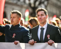 Magyar Péter és Radnai Márk