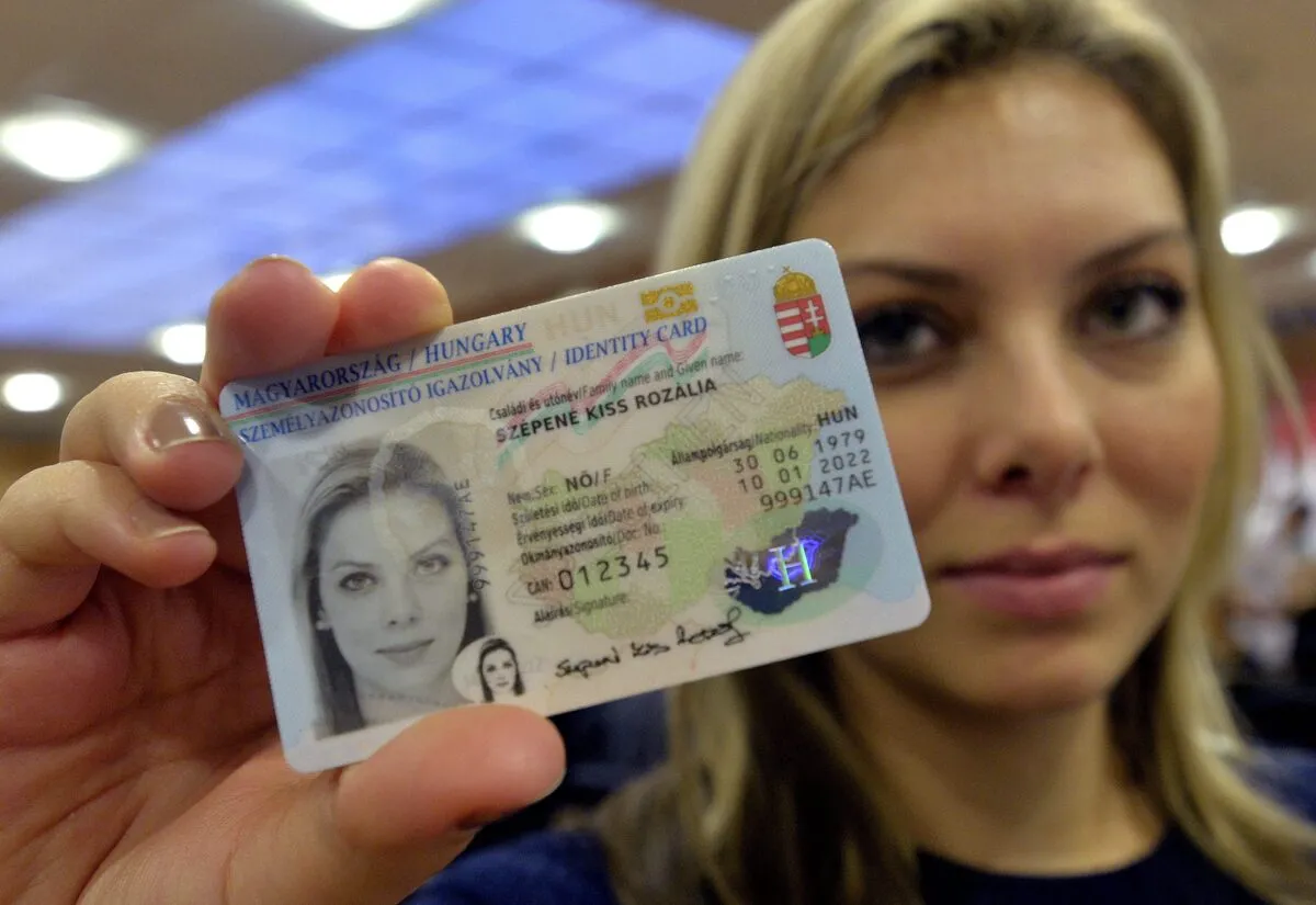 személyazonosító igazolvány személyi kártya