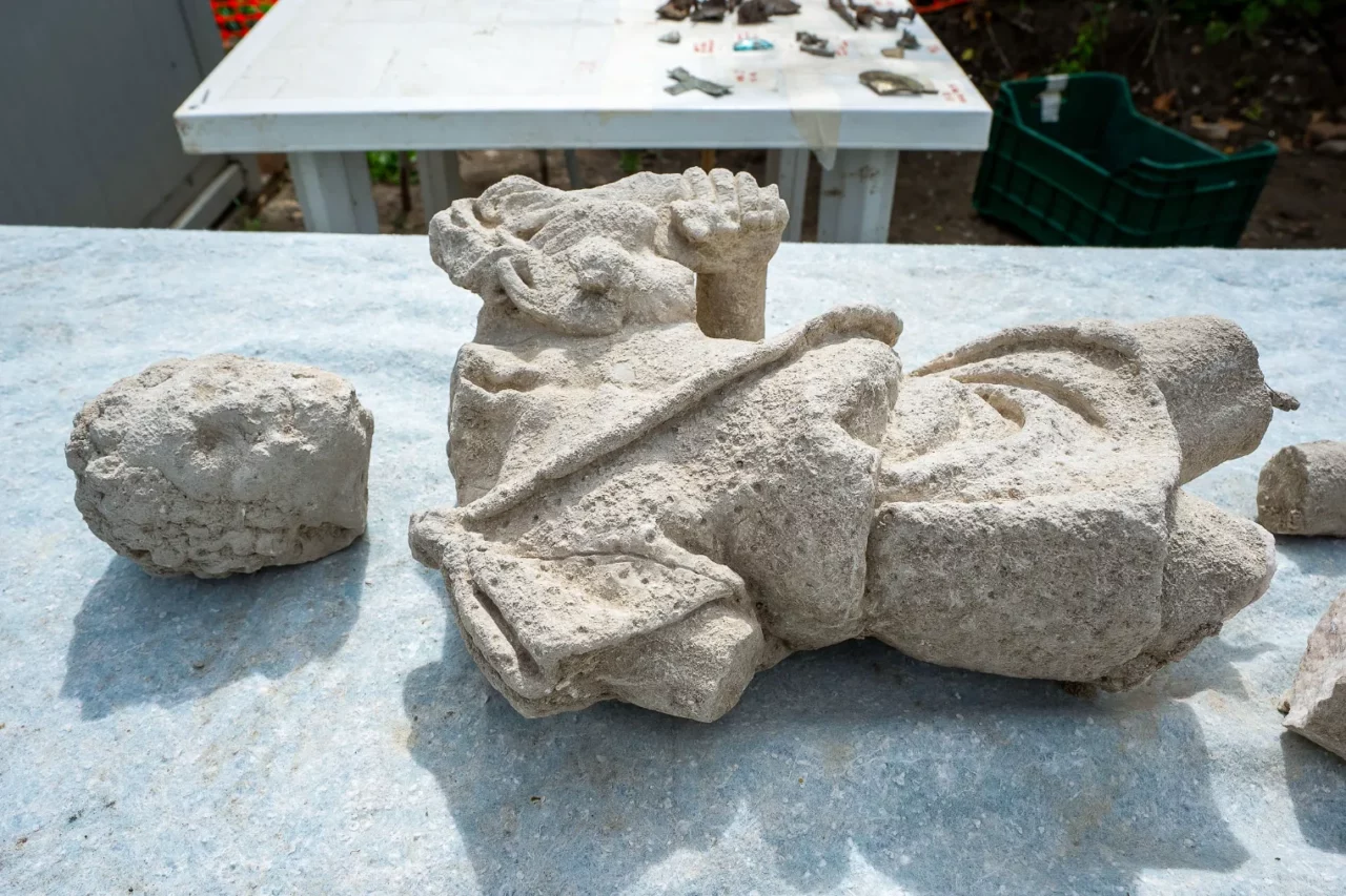 róma római kori villa ásatás