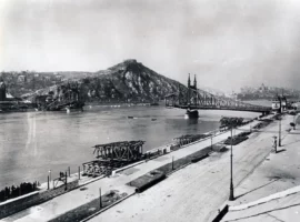 fortepan ferenc józsef szabadság híd második világháború budapest duna
