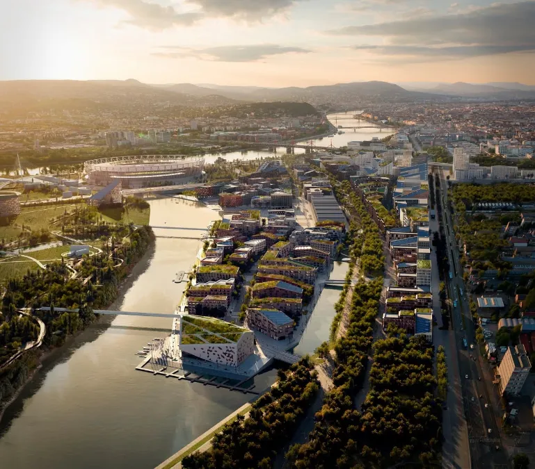 A budapesti diákváros korábbi látványterve - minőség és megújulás