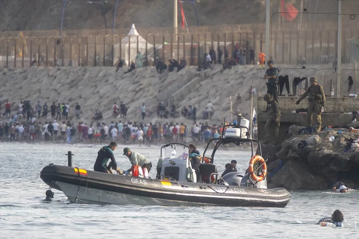 ceuta spanyolország marokkó észak-afrika migráció