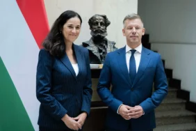Orbán Anita és Magyar Péter, a Magyar-kormány tagjai külügy