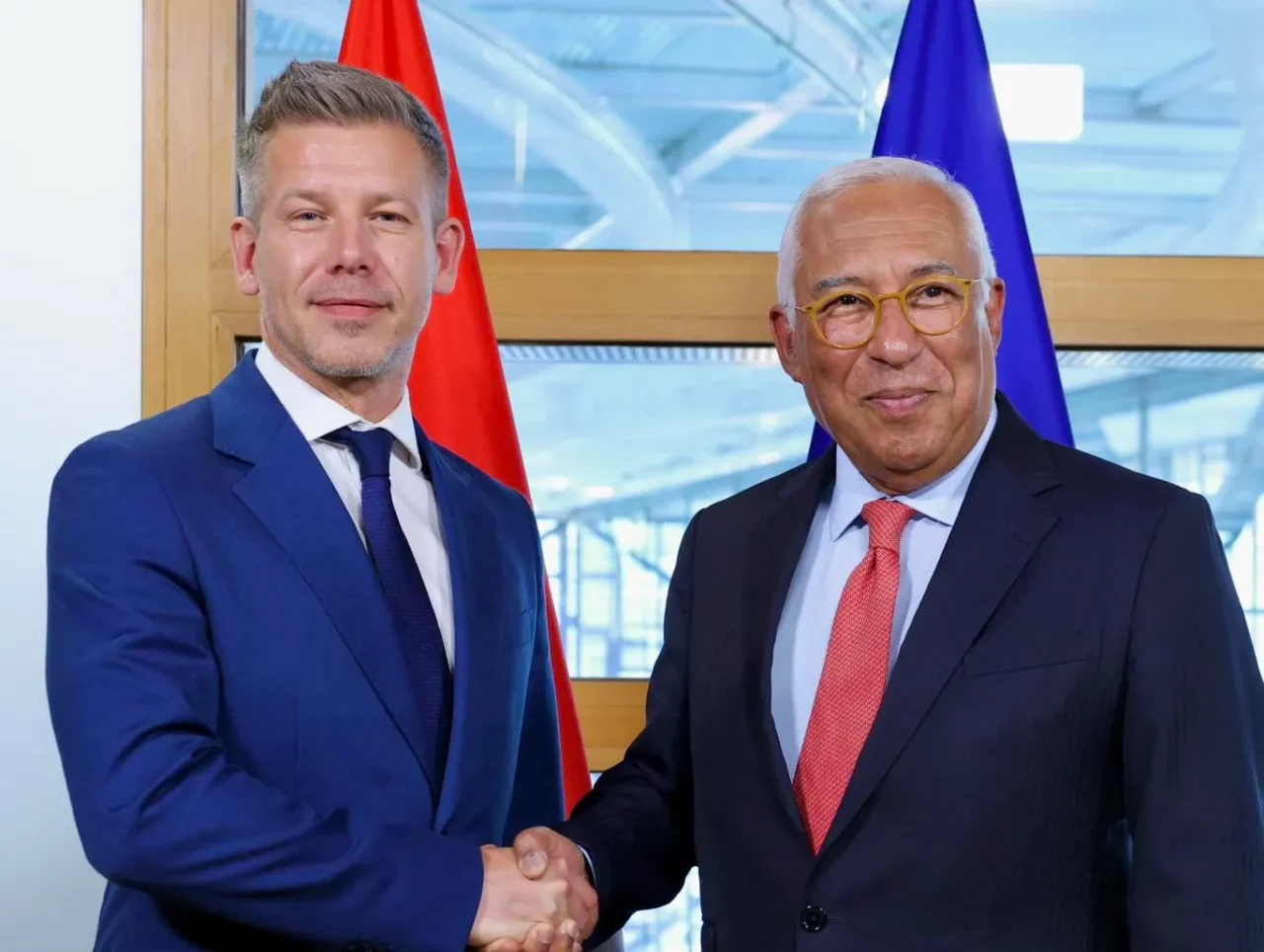 Magyar Péter, António Costa