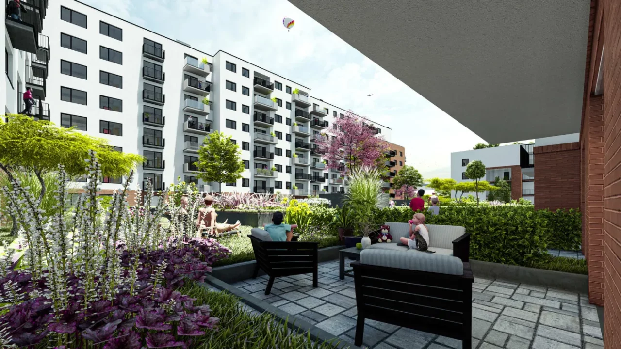 Parkside Residence Budapest látványterv