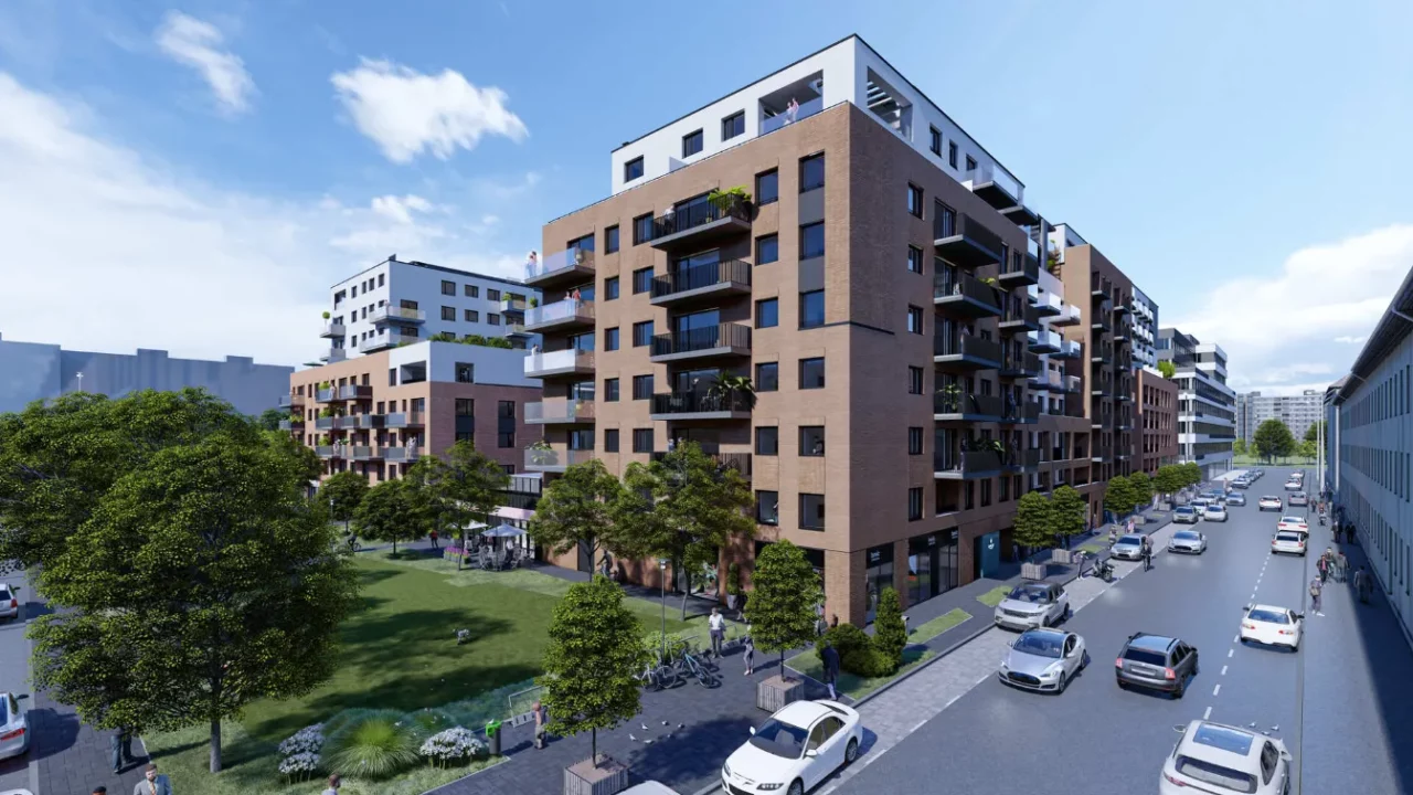 Parkside Residence Budapest látványterv