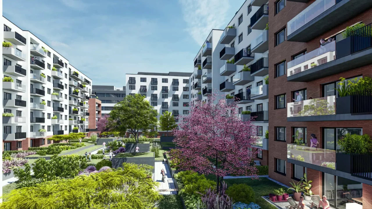 Parkside Residence Budapest látványterv