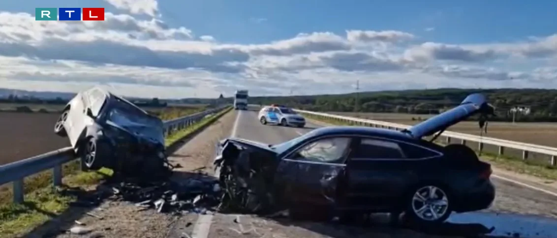Autó baleset M80 idős sofőr