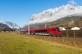 ÖBB RailJet Ausztria vasút vonat